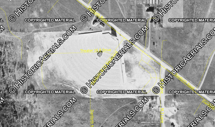 Hilltop Drive-In Theatre - Aerial